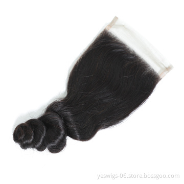 OEM Hair Vendors 2x6 5x5 13x4 13x6 6x6 7x7 360 Lace Frontal Closure Pre Plucked Raw Cambodian Virgin Human Hair 4x4 Closure